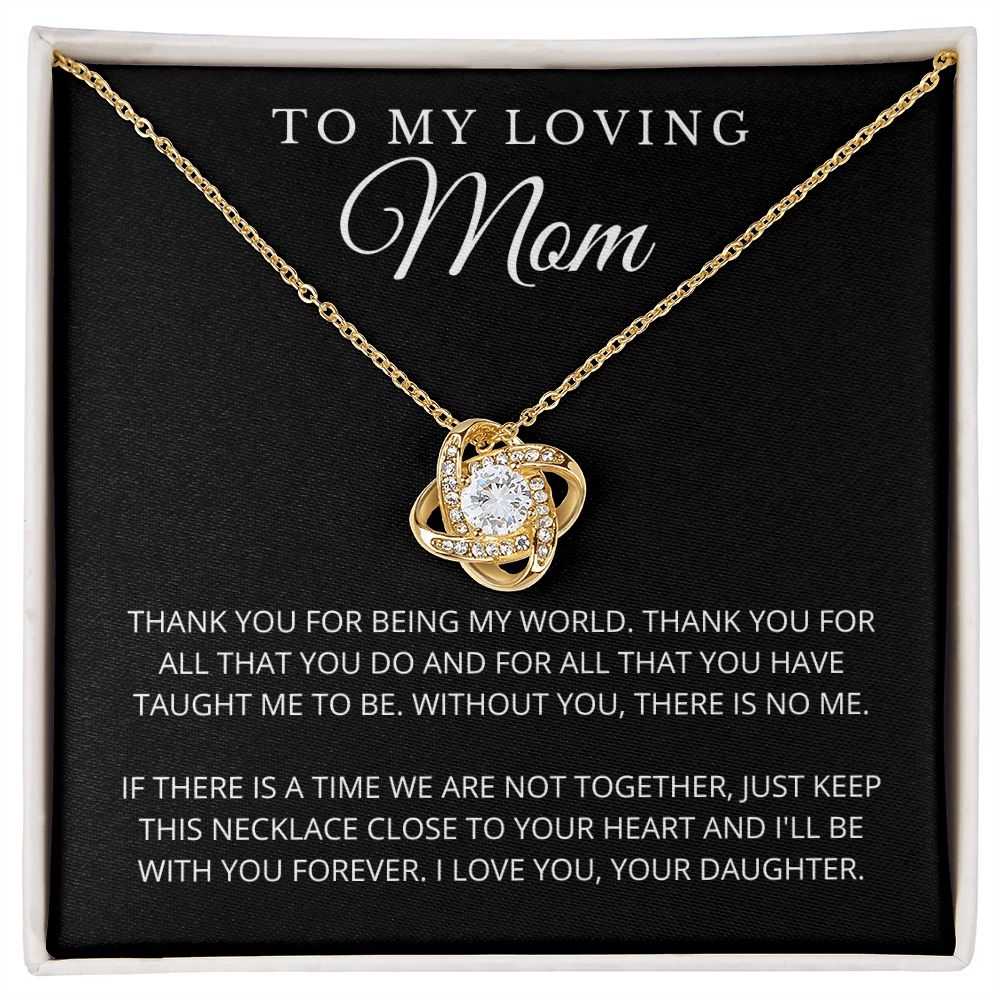 To My Mom | Thank You | Necklace from Daughter