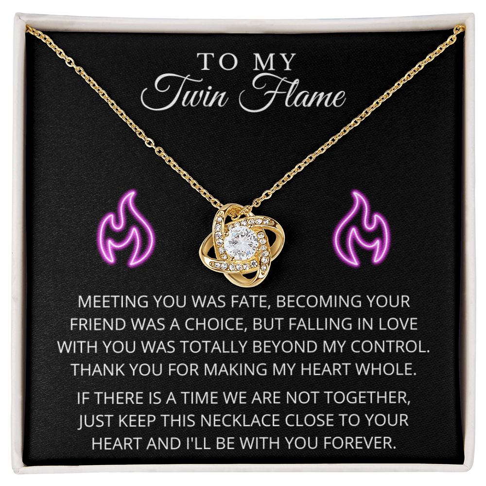 Twin Flame | Beyond My Control Love Knot