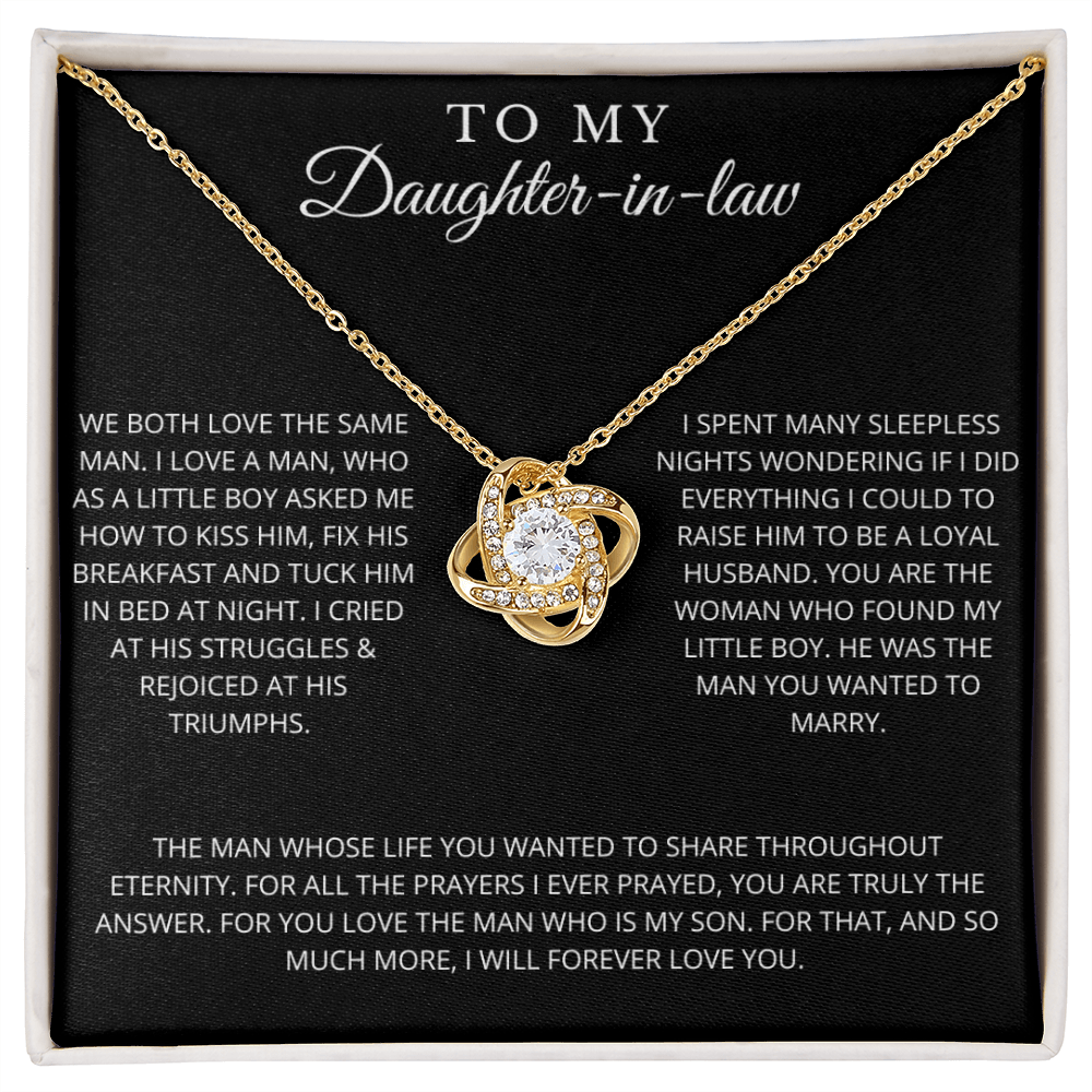 To My Daughter-In-Law | The Same Man Necklace