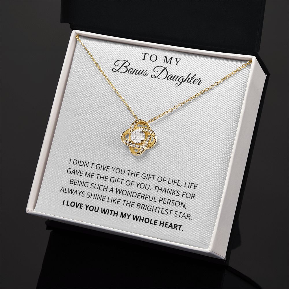 To My Bonus Daughter | Love Knot