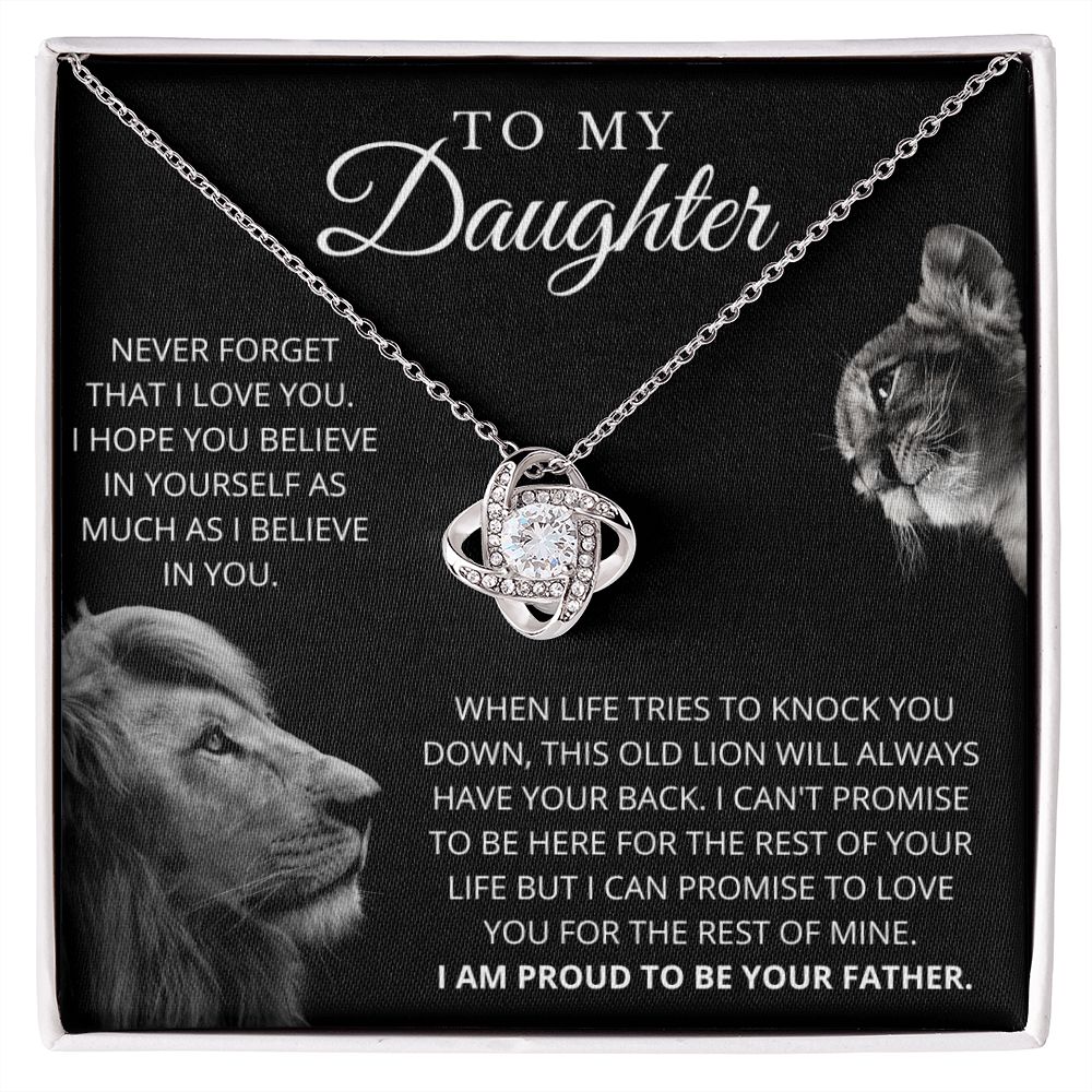 To My Daughter | Never Forget | Love Knot