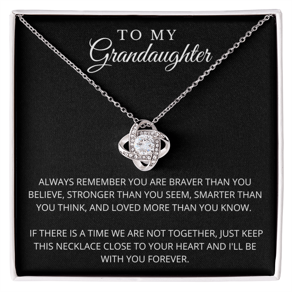 To My Granddaughter | Braver Than You Believe Necklace
