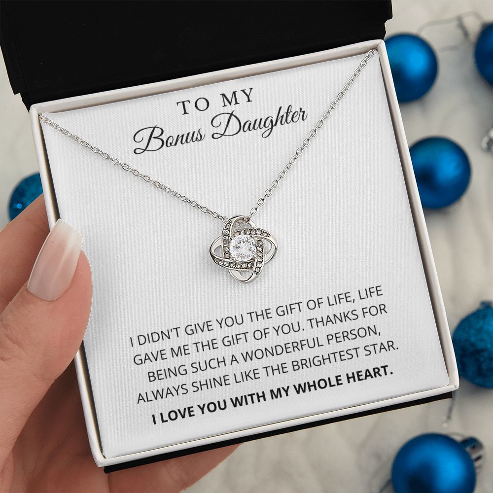 To My Bonus Daughter | Love Knot