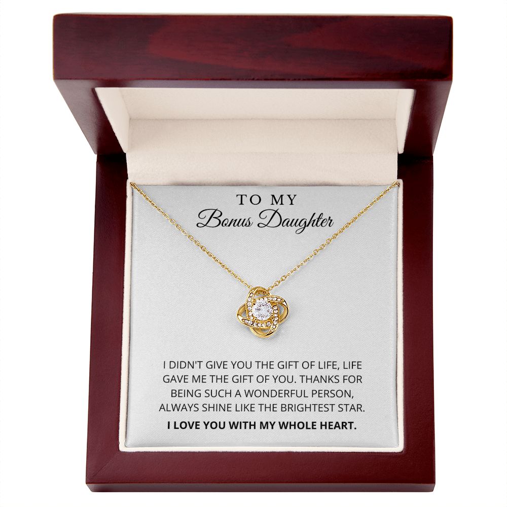 To My Bonus Daughter | Love Knot