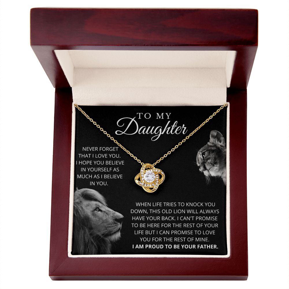 To My Daughter | Never Forget | Love Knot