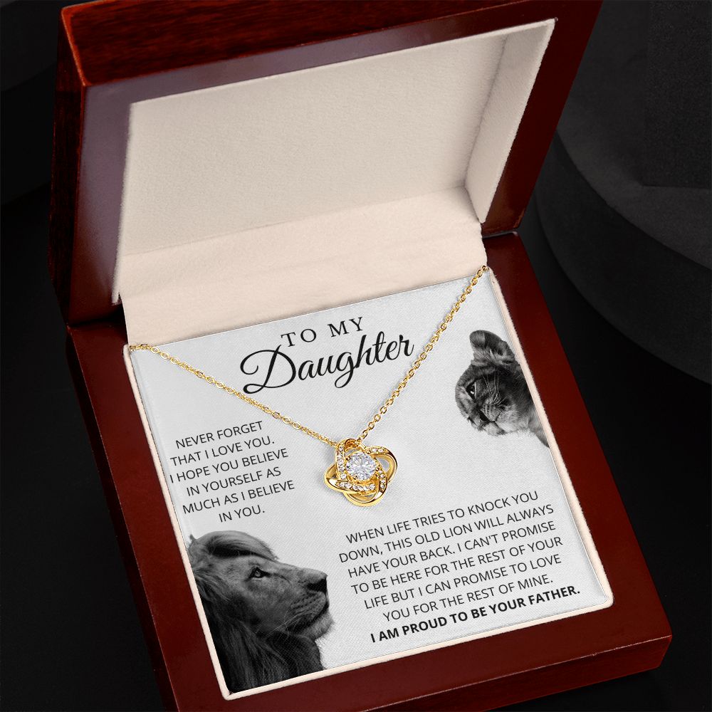 To My Daughter | Never Forget | Love Knot