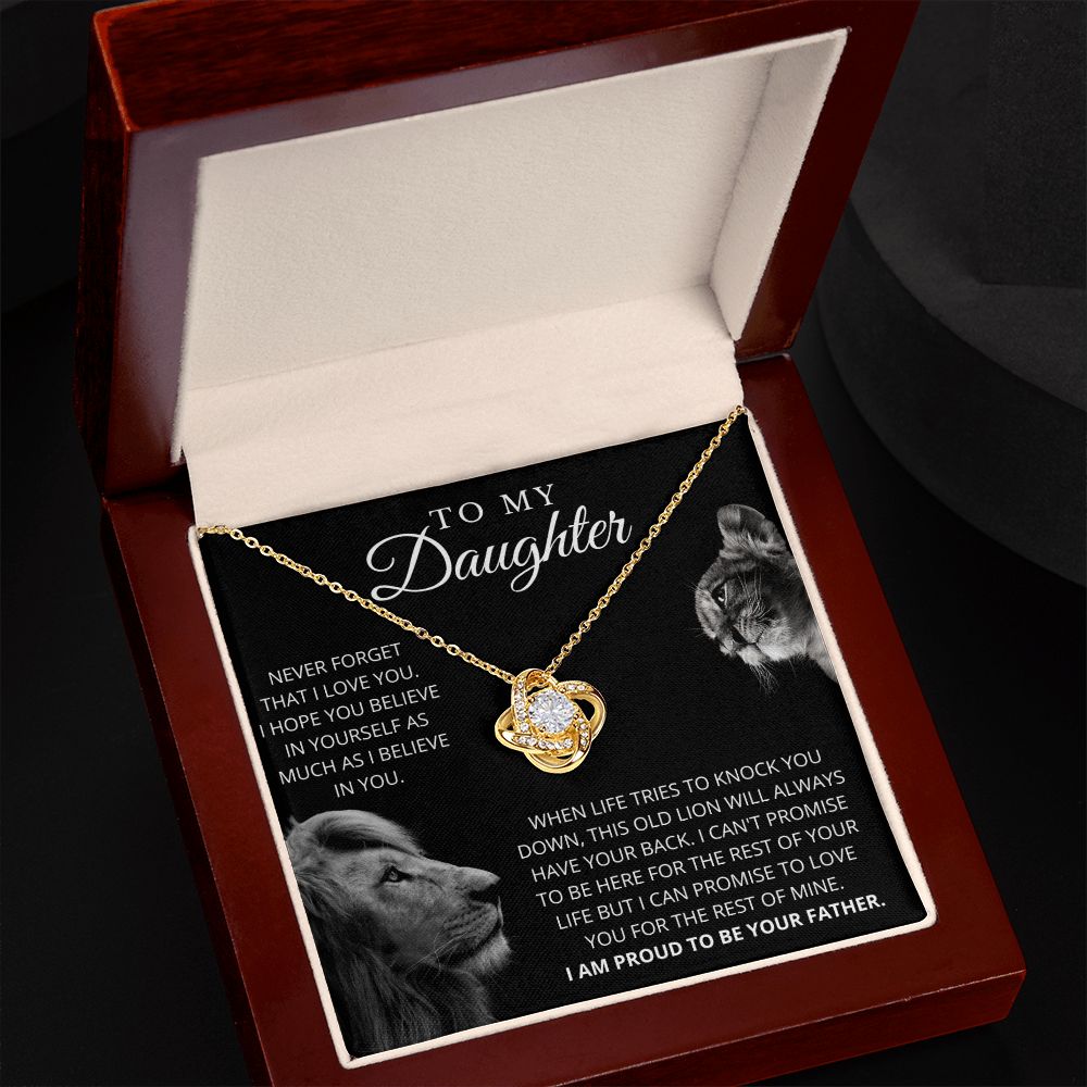 To My Daughter | Never Forget | Love Knot