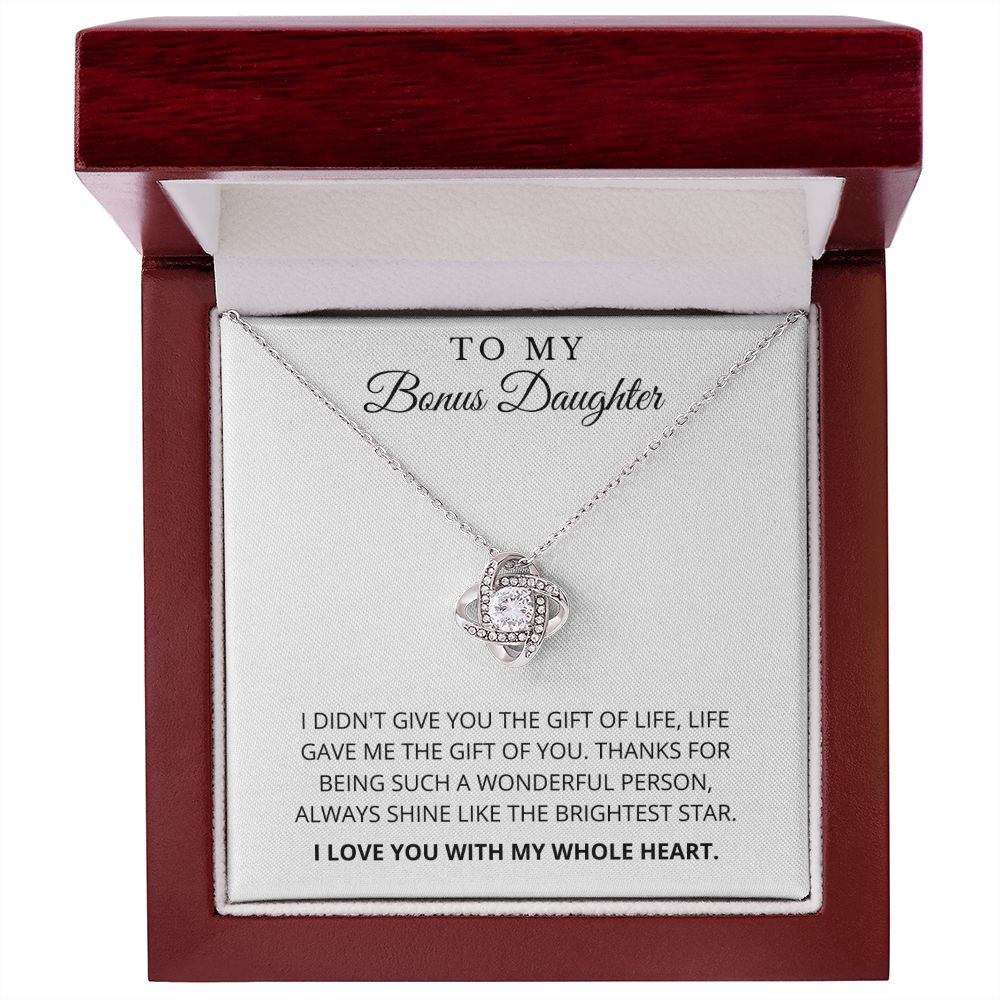 To My Bonus Daughter | Love Knot