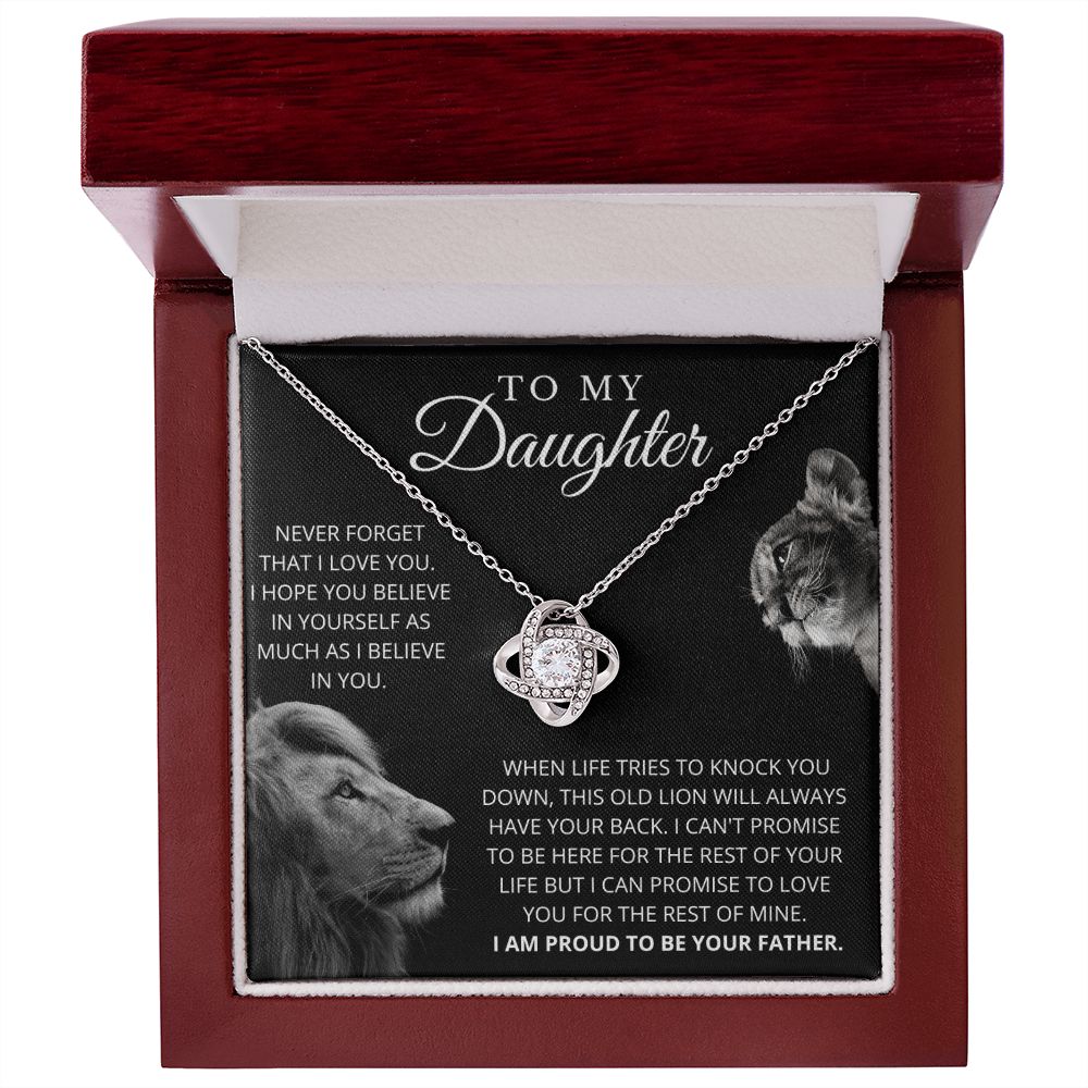 To My Daughter | Never Forget | Love Knot