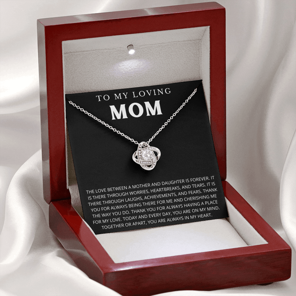 To My Mom | Mother And Daughter | Necklace