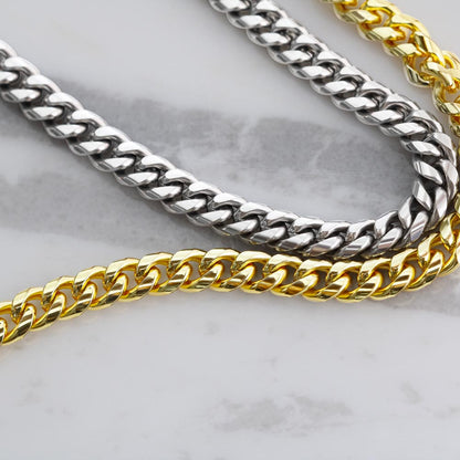 To My Son | Aim For The Skies | Cuban Link Chain