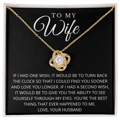 To My Wife | Turn Back The Clock Necklace