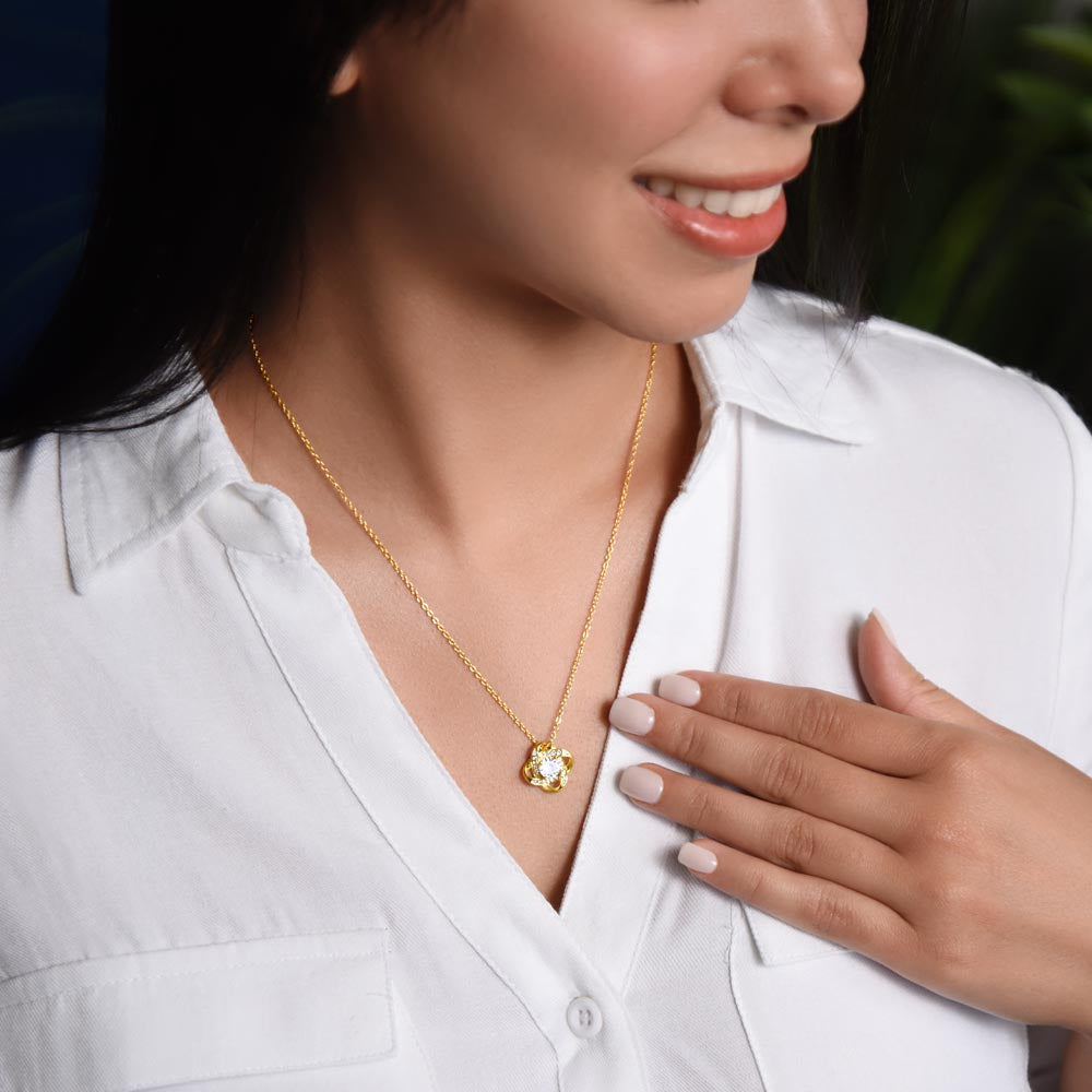 To My Granddaughter | Believe Deep In Your Heart Necklace