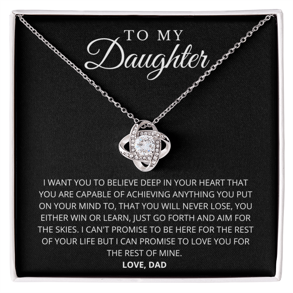 To My Daughter | You Are Capable Necklace
