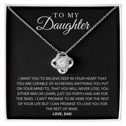 To My Daughter | You Are Capable Necklace