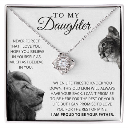 To My Daughter | Never Forget | Love Knot