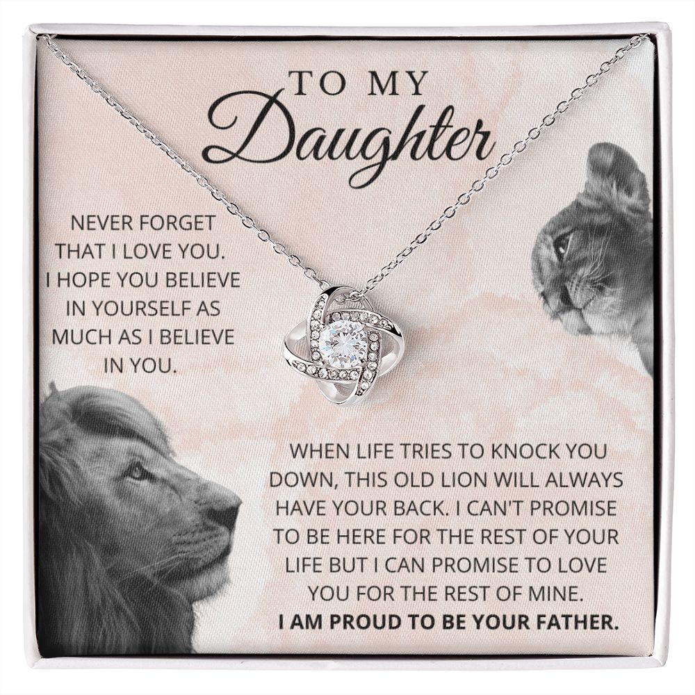 To My Daughter | Never Forget | Love Knot