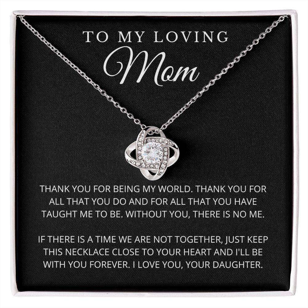 To My Mom | Thank You | Necklace from Daughter