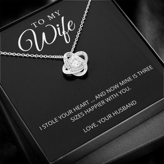 To My Wife | I Stole Your Heart Necklace