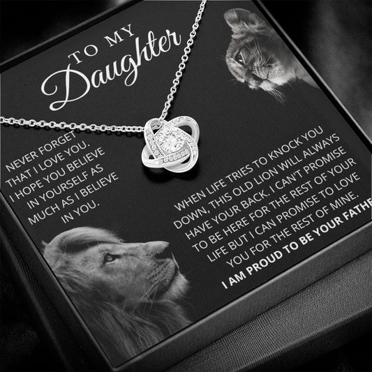 To My Daughter | Never Forget | Love Knot