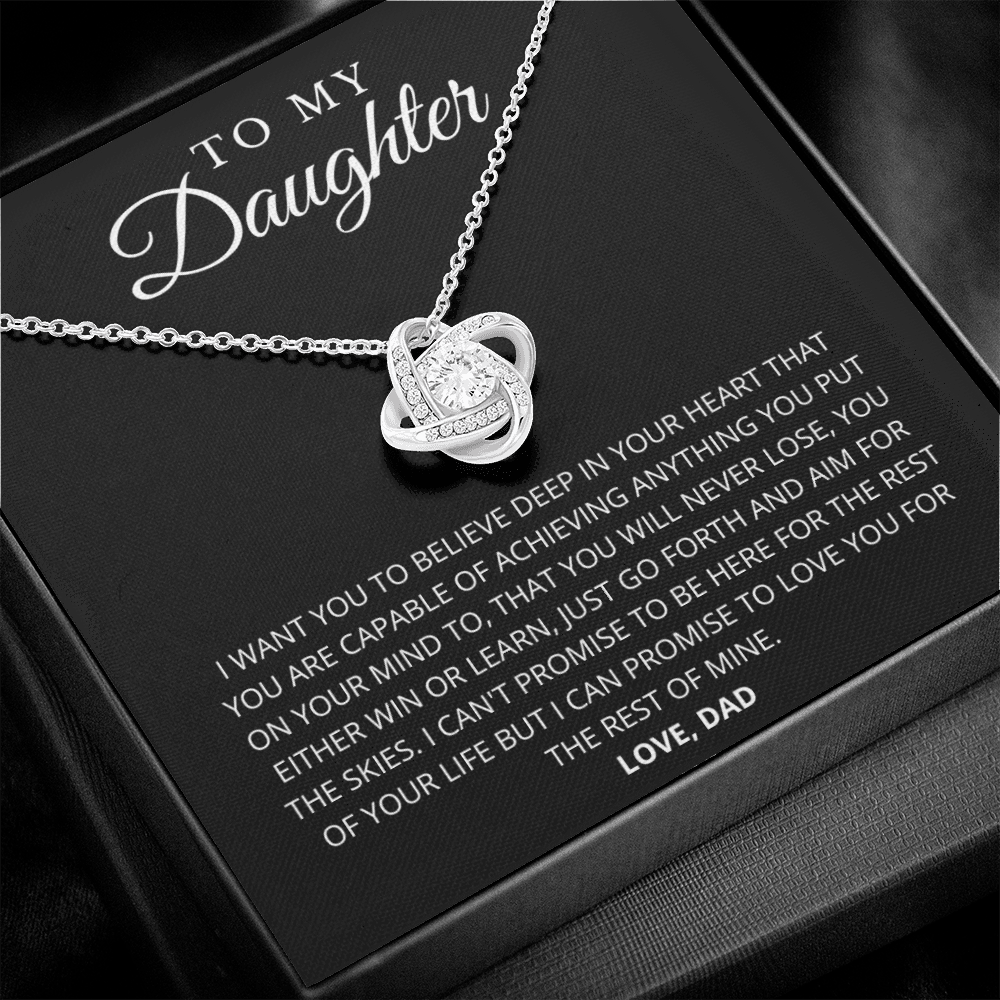 To My Daughter | You Are Capable Necklace