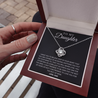 To My Daughter | You Are Capable Necklace