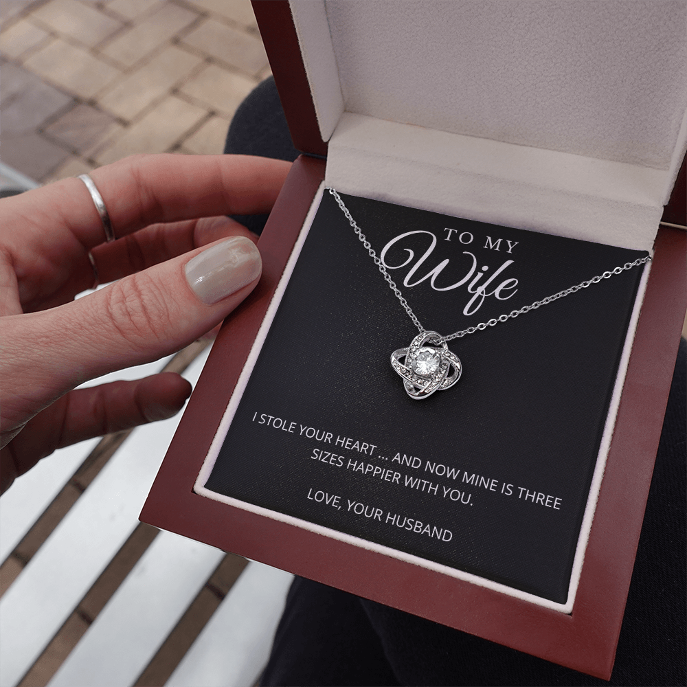 To My Wife | I Stole Your Heart Necklace