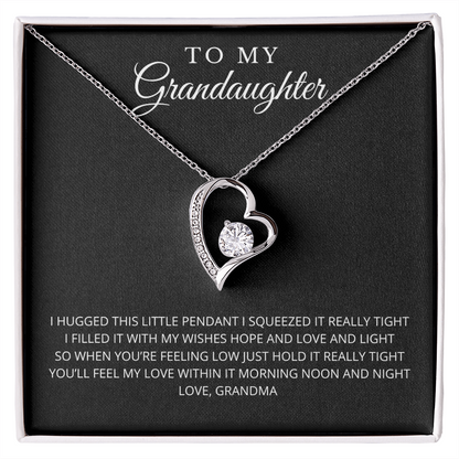 To My Granddaughter | Hugged | Forever Love