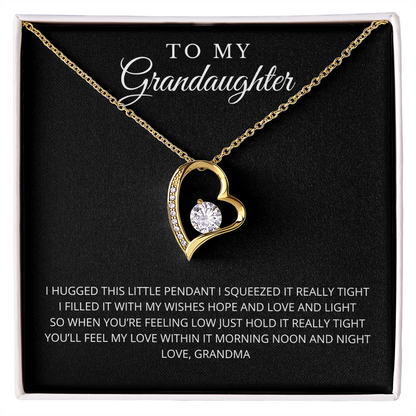 To My Granddaughter | Hugged | Forever Love