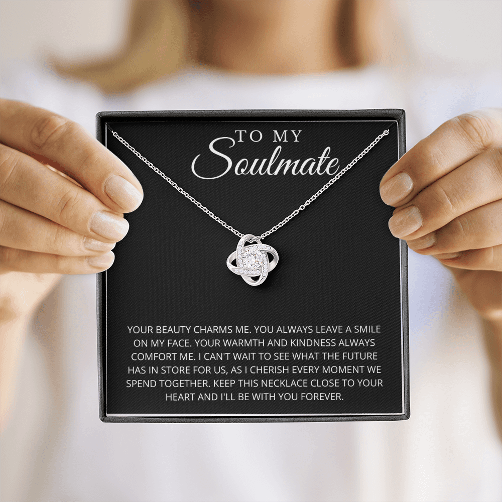 To My Soulmate | Smile On My Face Necklace