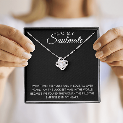 To My Soulmate | Fall In Love Necklace