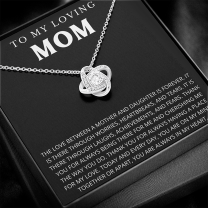 To My Mom | Mother And Daughter | Necklace