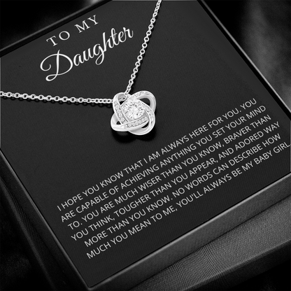 To My Daughter | Always Here For You | Necklace