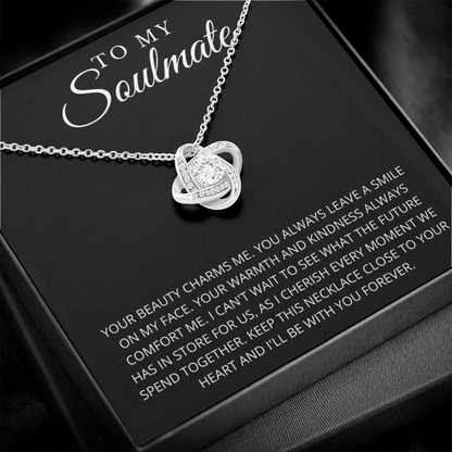 To My Soulmate | Smile On My Face Necklace