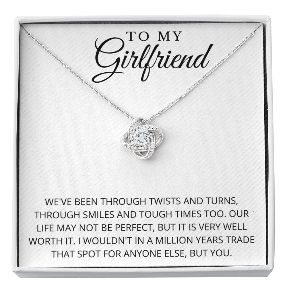 To My Girlfriend | Twists and Turns Necklace