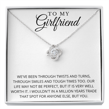 To My Girlfriend | Twists and Turns Necklace