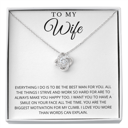 To My Wife | Make You Happy Necklace