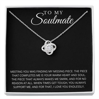 To My Soulmate | My Missing Piece Necklace