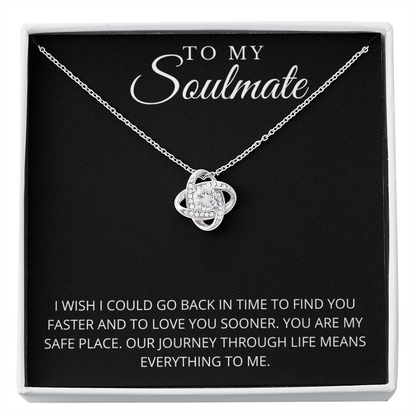 To My Soulmate | Love You Sooner Necklace