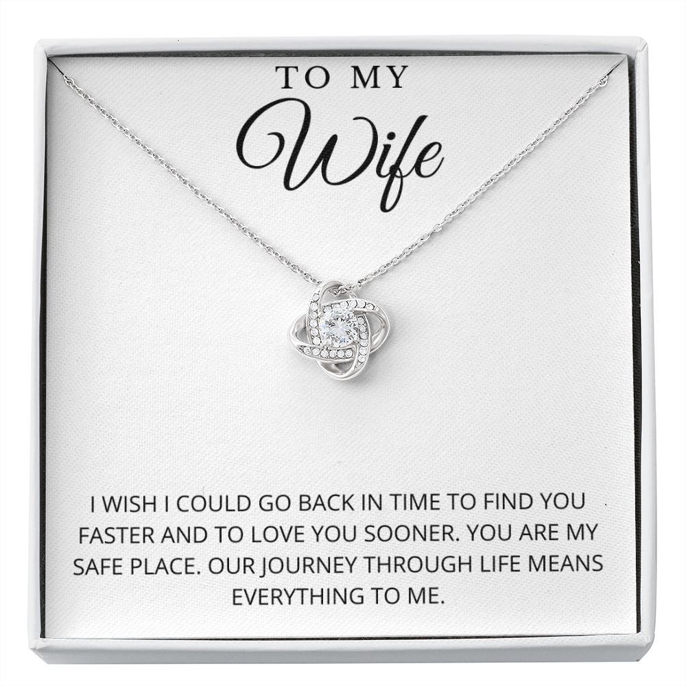 To My Wife | My Safe Place Necklace