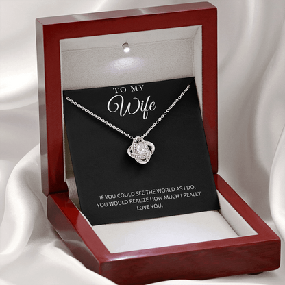 To My Wife |  See The World Necklace
